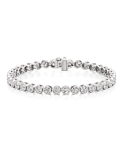7 ct. tw. Bezel Set Bracelet