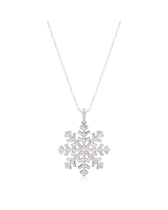 Round Snowflake Fashion Pendant