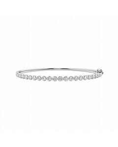 2 ct. tw. n&auml;as Ethereal Round Bold Bangle Bracelet