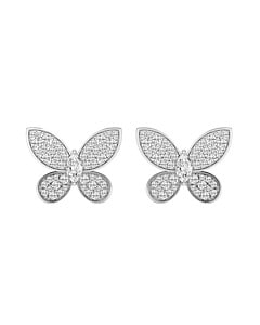 Marquise Petite Pave Butterfly Fashion Earrings