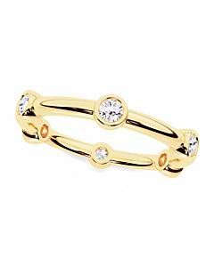 Round Bezel Eternity Ring