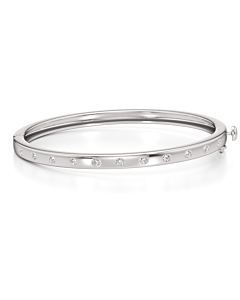 1/2 ct. tw. Round Station Bangle Bracelet