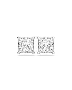 2 ct. tw. Princess 4-Prong Studs in 14k White Gold