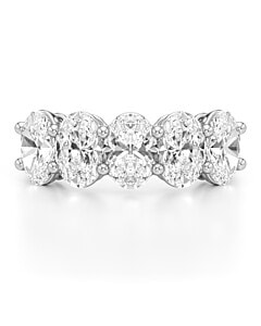 3 ct. tw. Five-Stone Band in 14k White Gold