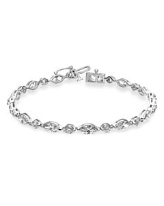 6 1/4 ct. tw. Marquise Bracelet in 14K White Gold
