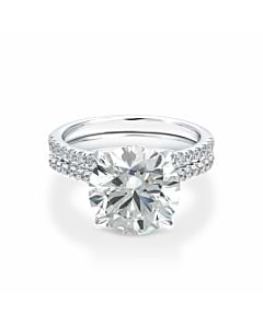 5 1/2 ct. tw. Round Diamond Classic Bridal Set in 14k White Gold