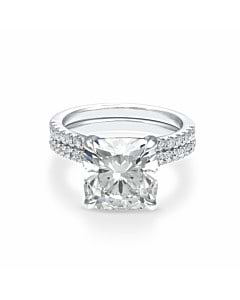 5 1/2 ct. tw. Cushion Diamond Classic Bridal Set in 14k White Gold