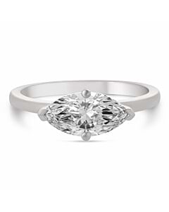 1 1/4 ct. tw. Marquise Solitare Ring in 14K White Gold