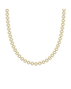 Round Hexagon Shape Fashion Necklace