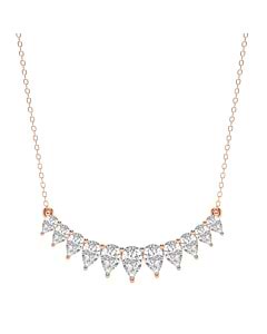 Pear Graduated Center Fashion Necklace