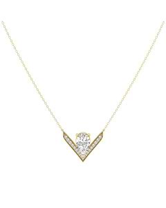 2 1/4 ct. tw. Pear Pave Chevron Fashion Pendant