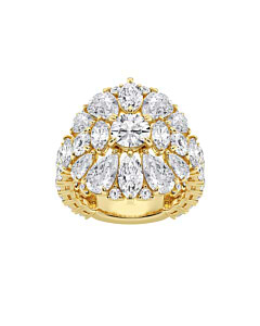 7 1/5 ct. tw. Multi-Shape Blooming Flower Cocktail Fashion Ring