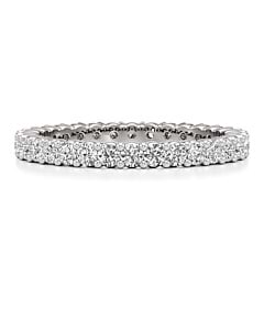 1 - 5 1/4 ct. Round Shared Prong Eternity Band