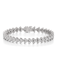 7 ct. tw. Chevron Bracelet