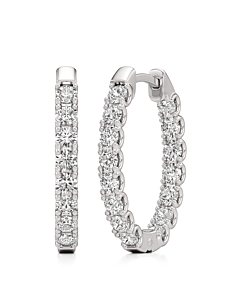 Inside Out Oval Hoops