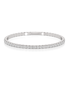 3 1/2 ct. tw. Emerald Flex Cut Bangle